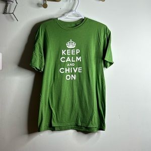 Mens Chive T in Green